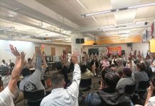 The historic First International Congress of Platform Workers was held